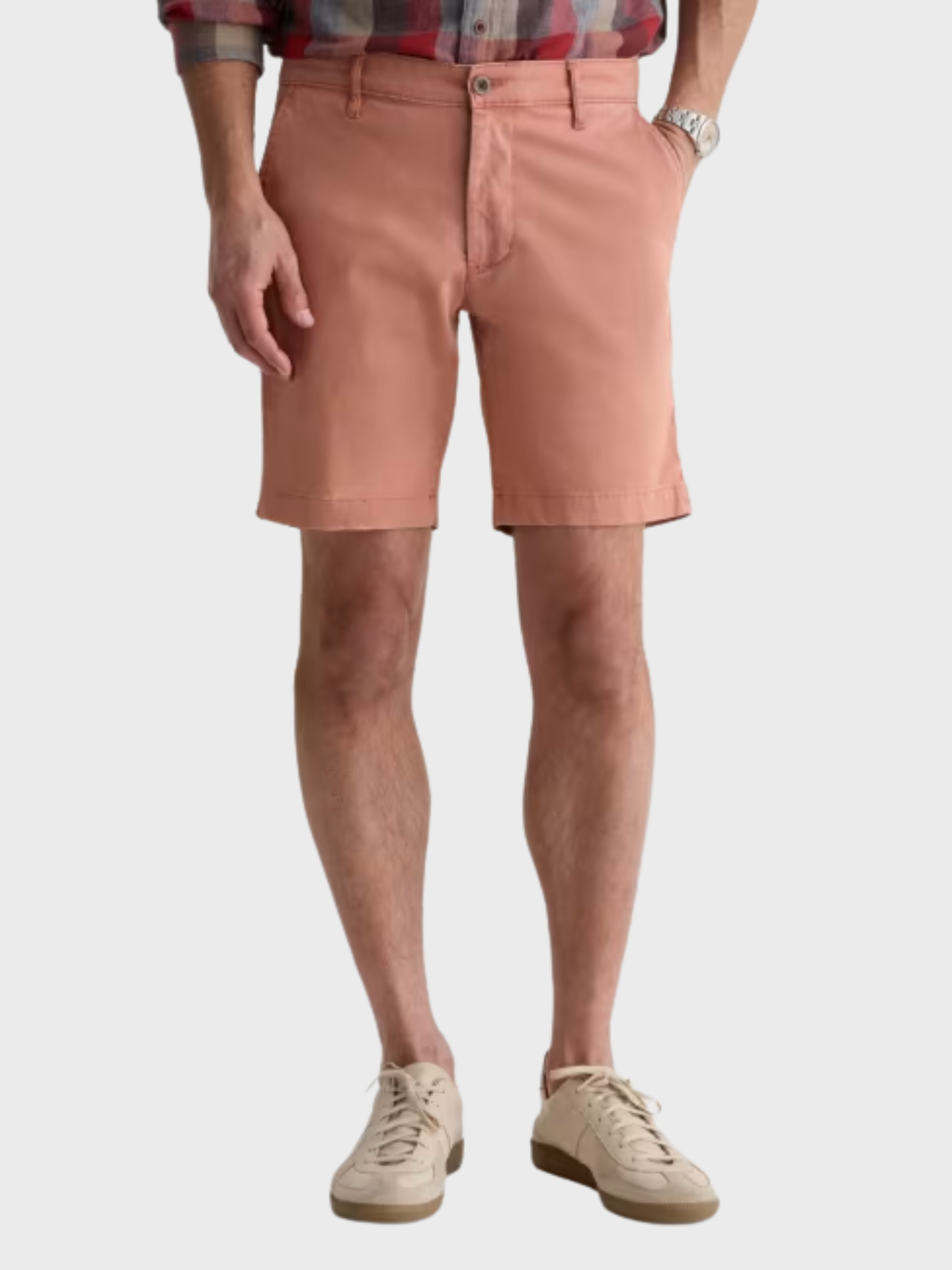 AG Wanderer Shorts - Sulfur Faded Salmon-Men's Shorts-Brooklyn-Vancouver-Yaletown-Canada