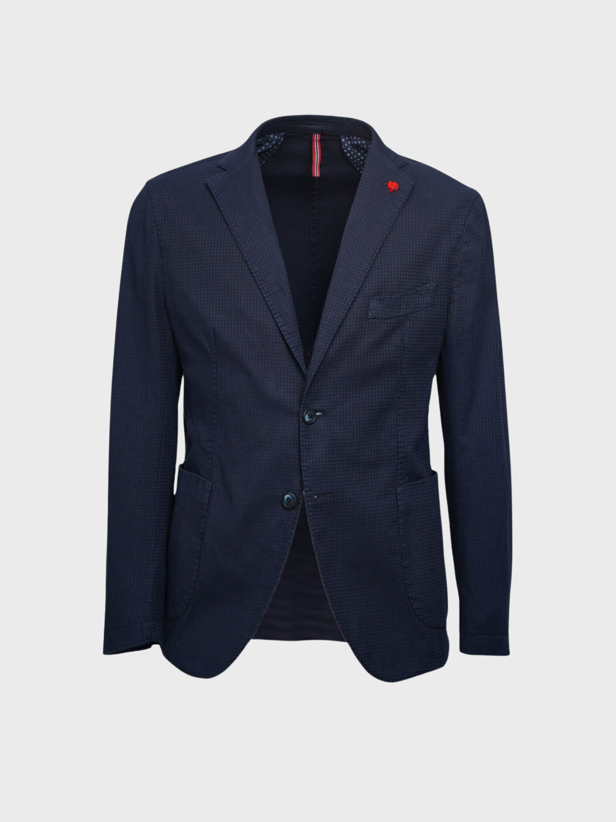 Jerry Key Corniola Herringbone - Navy-Men's Blazers-Brooklyn-Vancouver-Yaletown-Canada