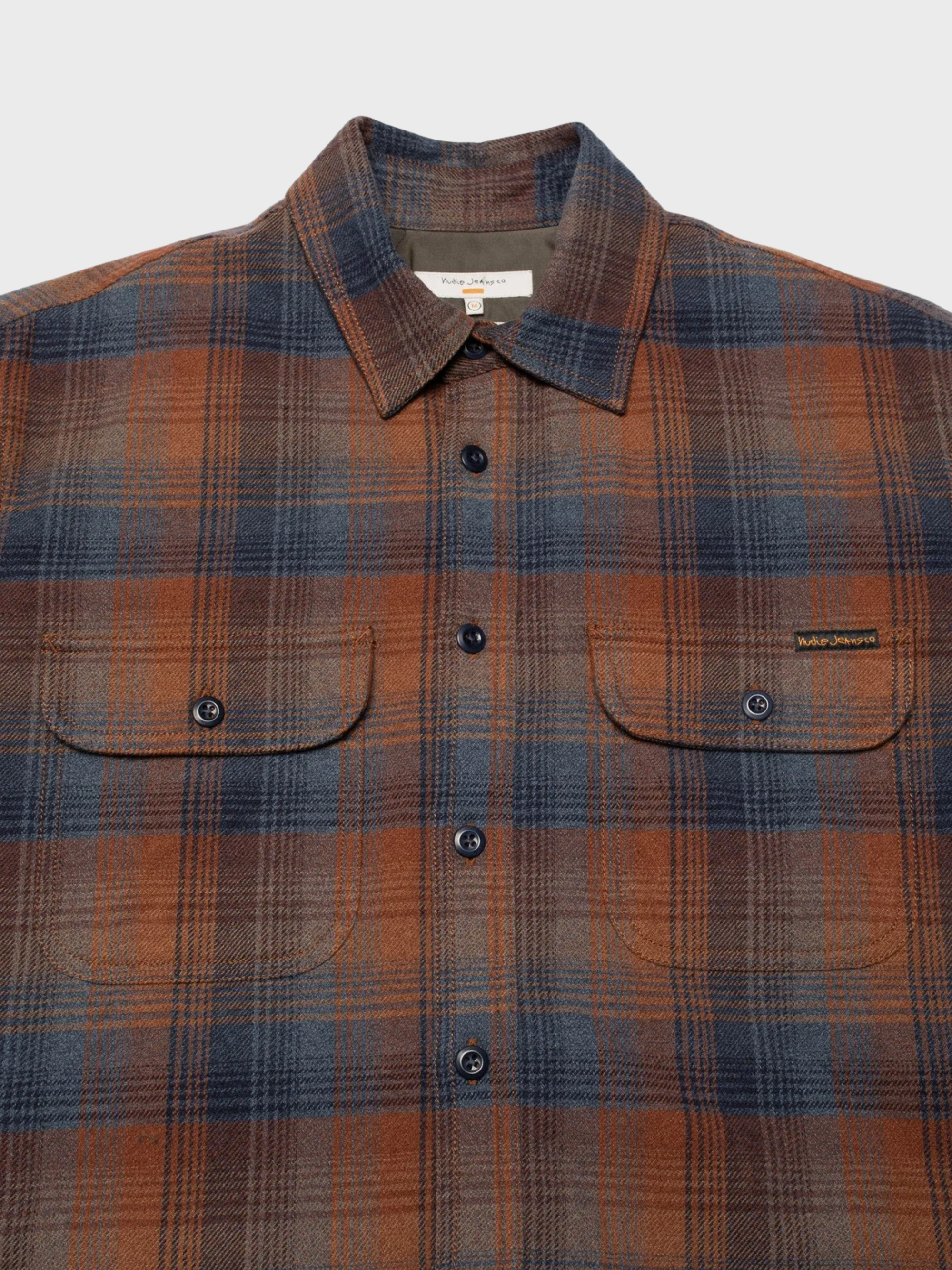 Nudie Glenn Padded Shirt Check - Multi-Men's Shirts-Brooklyn-Vancouver-Yaletown-Canada