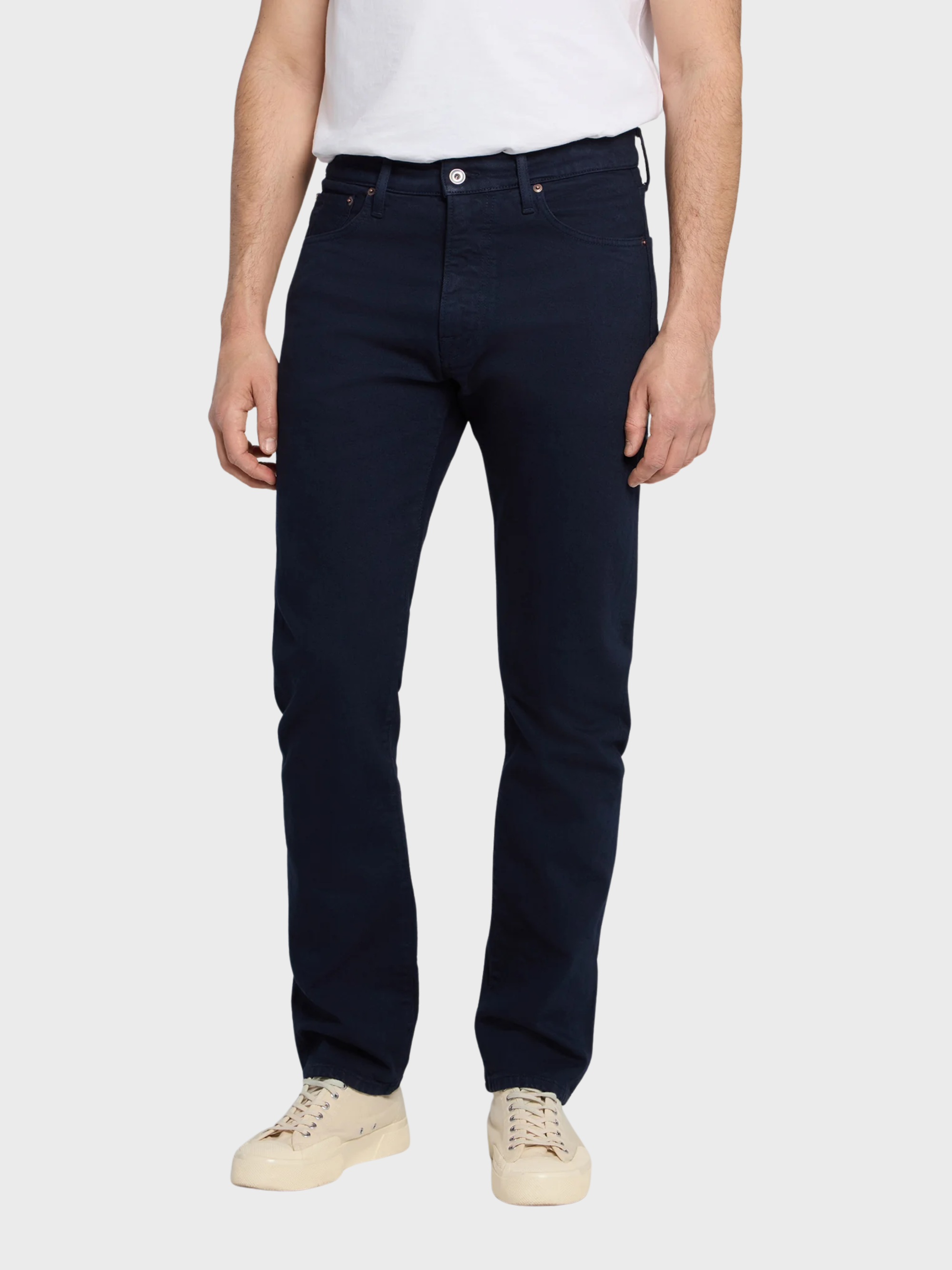 COF Studio M8 Straight Comfort Organic Ecru Dark Blue-Men's Denim-Brooklyn-Vancouver-Yaletown-Canada