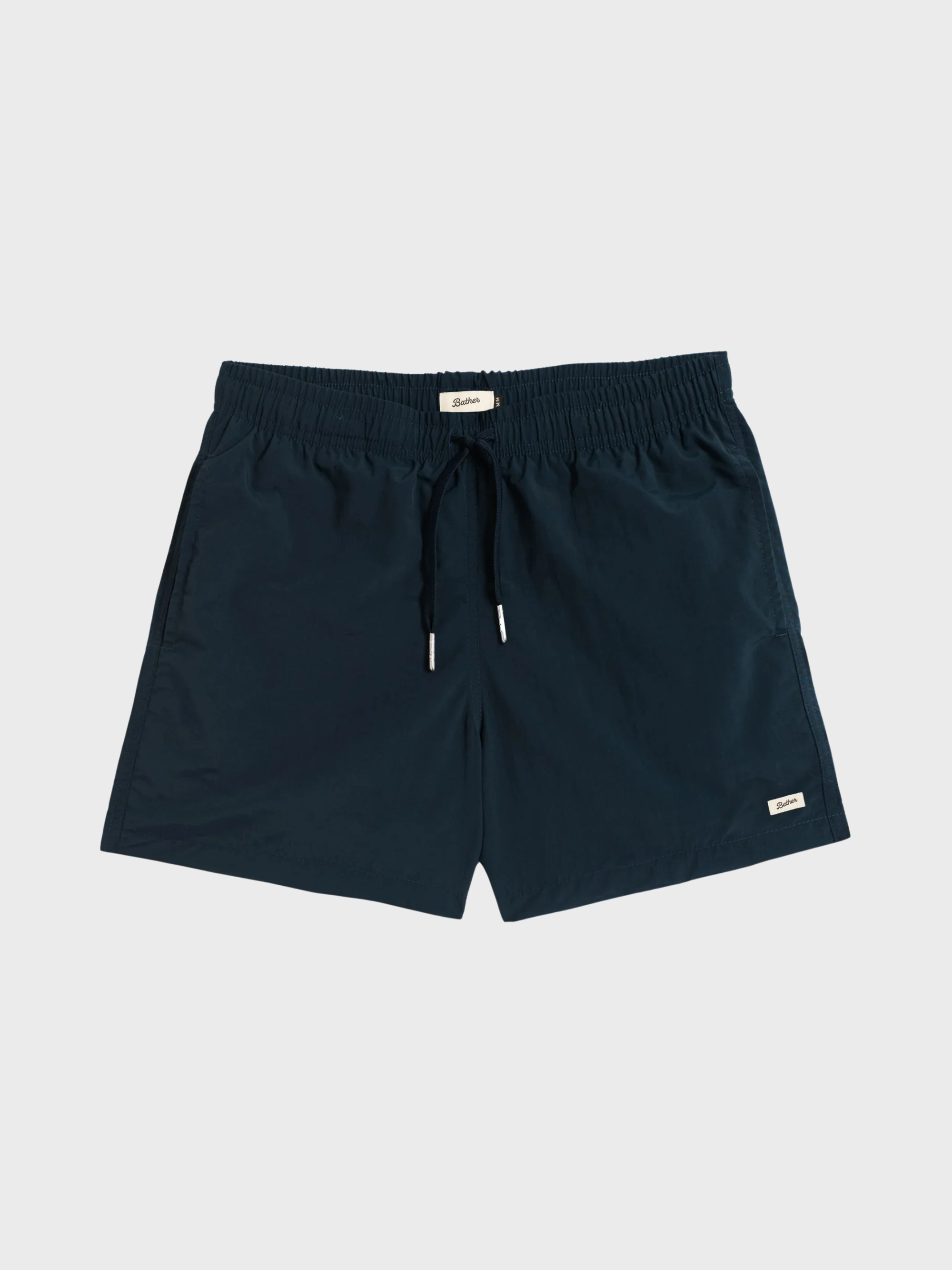Bather Solid Navy Swim Trunk - Navy-Men's Shorts-Brooklyn-Vancouver-Yaletown-Canada