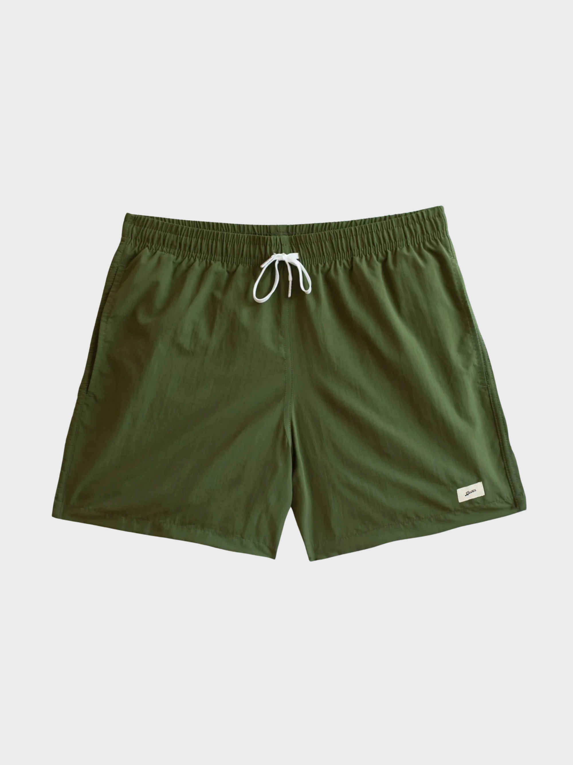 Bather Solid Olive Swim Trunk - Olive-Men's Shorts-Brooklyn-Vancouver-Yaletown-Canada