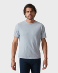 34 Heritage Slub Crew Neck Tshirt Blue Fog-Men's T-Shirts-Brooklyn-Vancouver-Yaletown-Canada