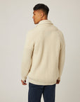 Peregrine Wilkinson Cardigan - Ecru-Men's Sweaters-Brooklyn-Vancouver-Yaletown-Canada