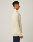 Peregrine Wilkinson Cardigan - Ecru-Men's Sweaters-Brooklyn-Vancouver-Yaletown-Canada