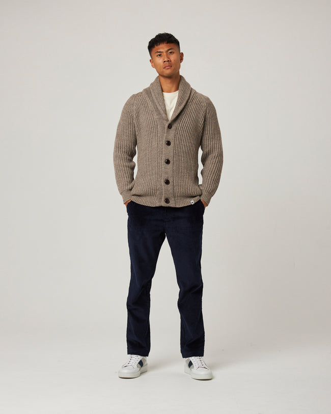 Peregrine Wilkinson Cardigan - Oak-Men&#39;s Sweaters-Brooklyn-Vancouver-Yaletown-Canada