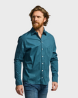 Easy Mondays Poplin Shirt Vintage Navy SS24-Men's Shirts-S-Brooklyn-Vancouver-Yaletown-Canada