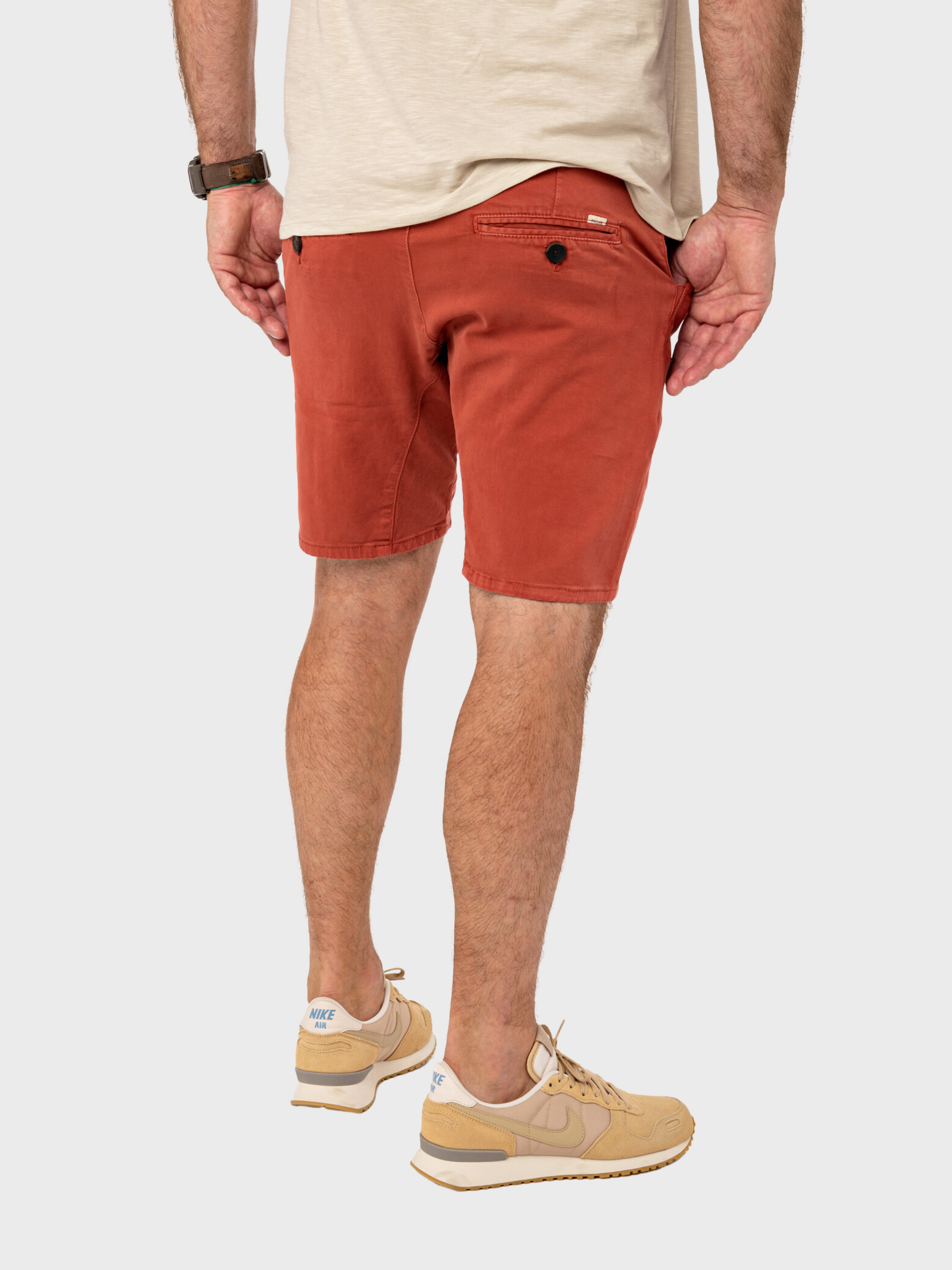 Pullin Dening Chino Short Cherry SS24-Men's Shorts-Brooklyn-Vancouver-Yaletown-Canada