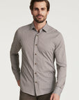 34 Heritage Striped Shirt Brown