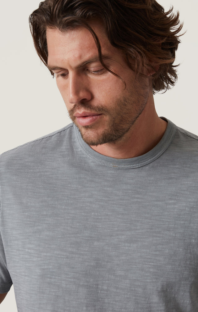 34 Heritage Slub Crew Neck Tshirt Monument Grey-Men&#39;s T-Shirts-Brooklyn-Vancouver-Yaletown-Canada