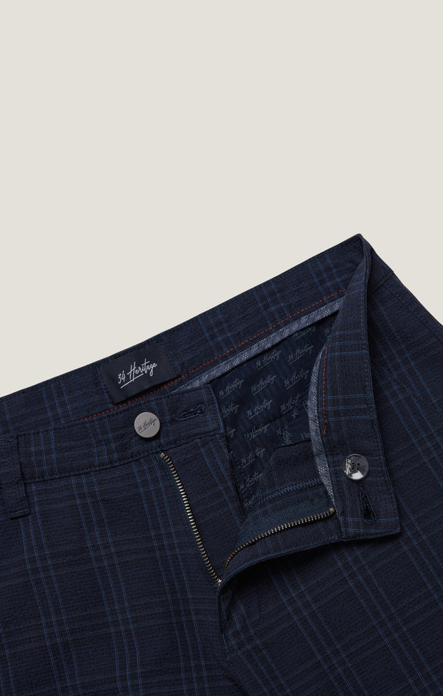 34 Heritage Arizona Seersucker Kona Shorts - Navy-Men&#39;s Shorts-Brooklyn-Vancouver-Yaletown-Canada