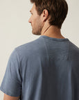 34 Heritage Slub Crew Neck Tshirt Vintage Blue-Men's T-Shirts-Brooklyn-Vancouver-Yaletown-Canada