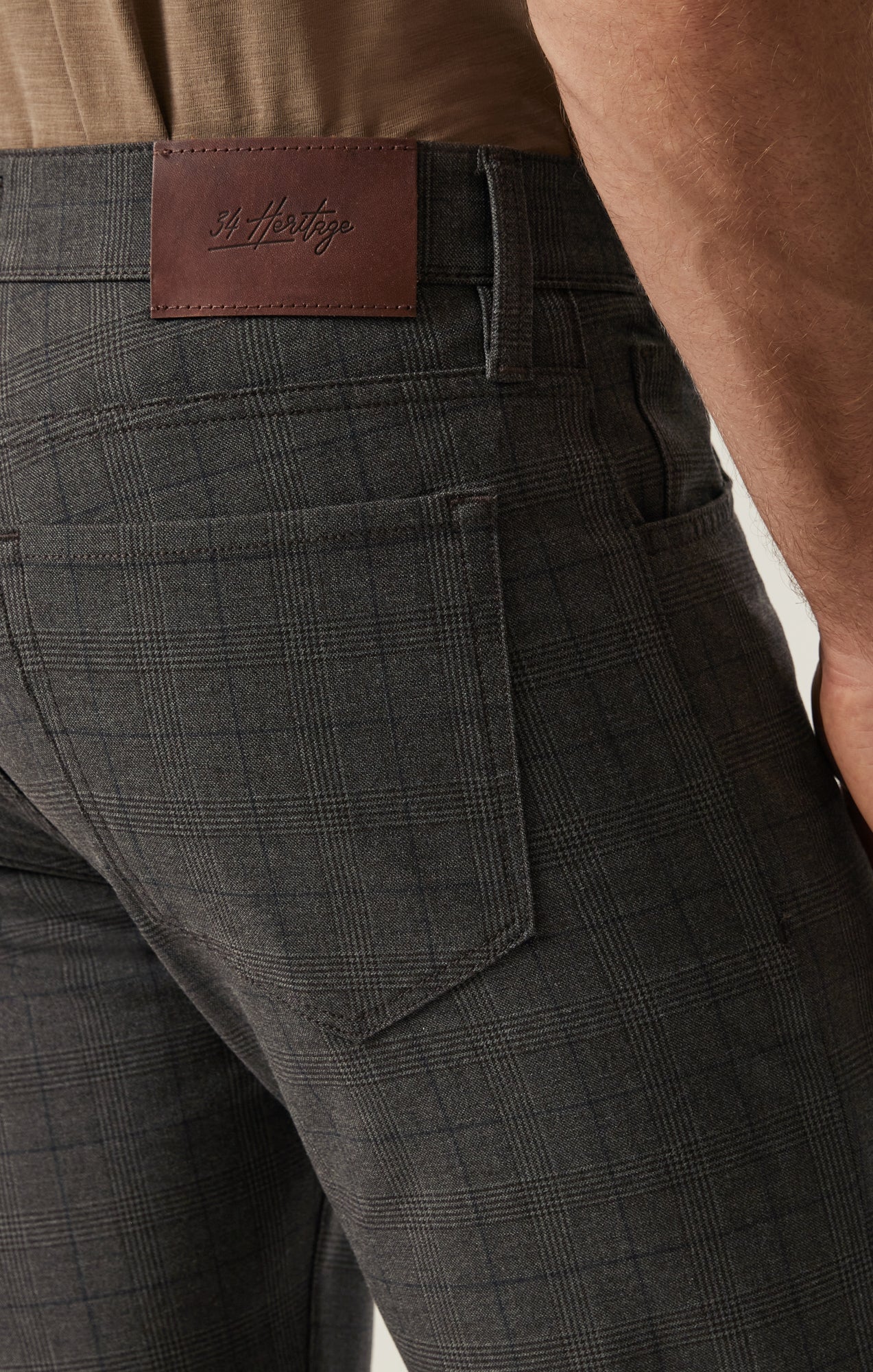 34 Heritage Courage Pant Brown Elite Check-Men&#39;s Pants-Brooklyn-Vancouver-Yaletown-Canada