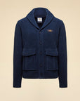 Aeronautica Militare Cardigan - Navy-Men's Sweaters-Brooklyn-Vancouver-Yaletown-Canada