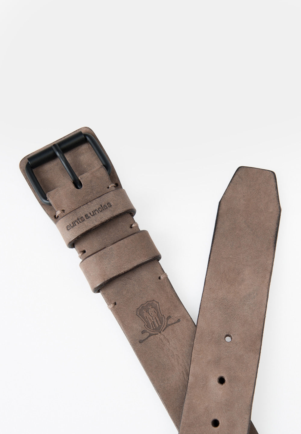 Aunts &amp; Uncles Rockin Fella Belt Nubuck Mudd-Men&#39;s Belts-Brooklyn-Vancouver-Yaletown-Canada