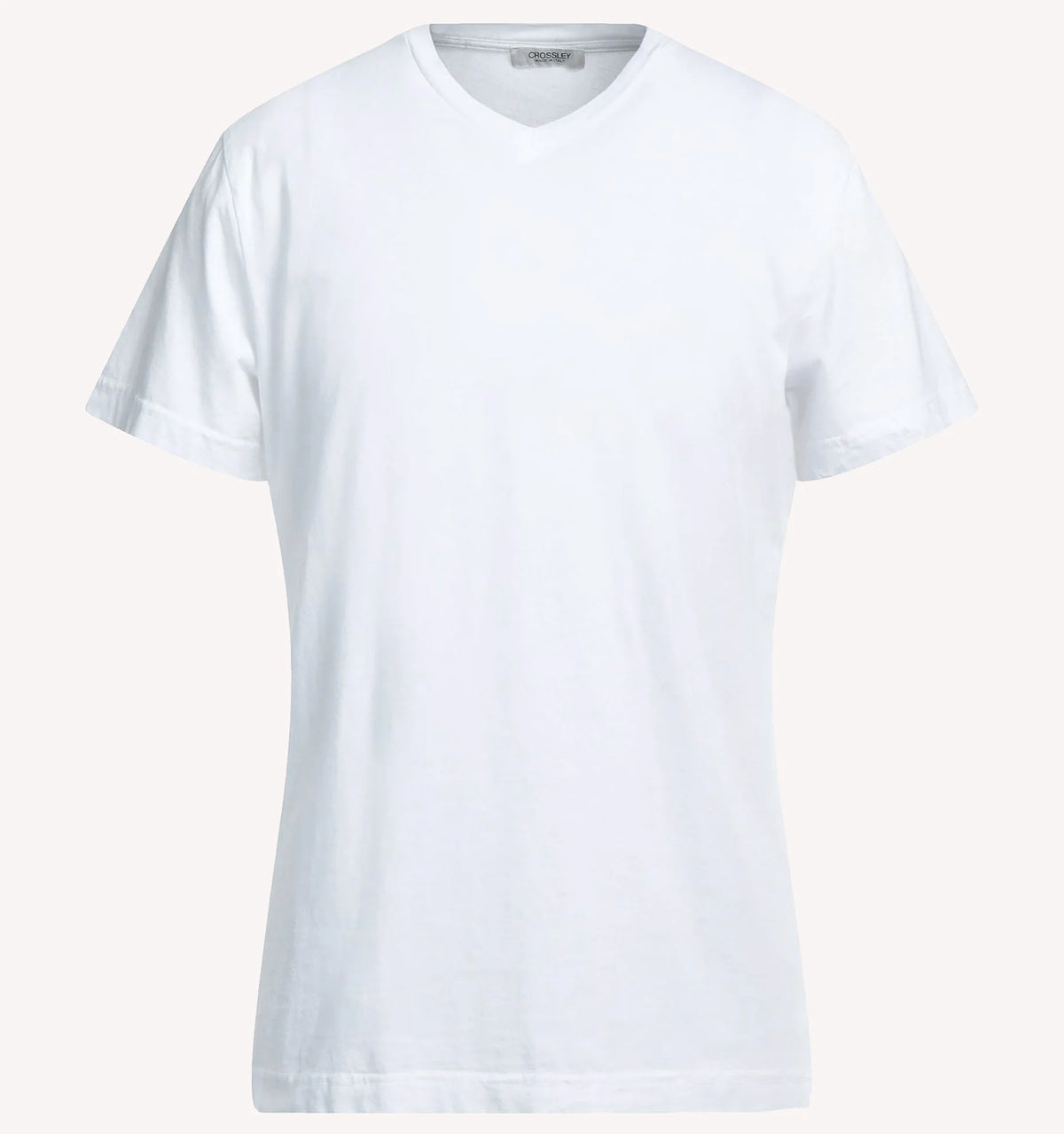 Crossley Vitis1 Vneck Tee Shortsleeve - 10 White-Men's T-Shirts-Brooklyn-Vancouver-Yaletown-Canada