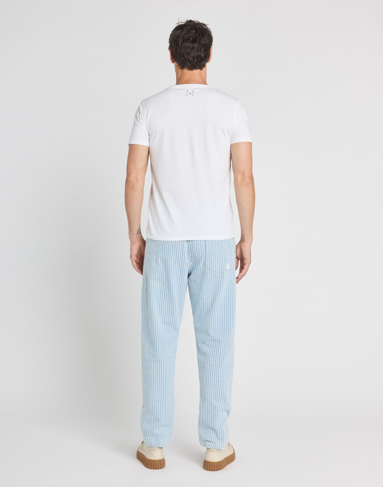Pullin Dening Beach - Ltstripe-Men's Pants-Brooklyn-Vancouver-Yaletown-Canada