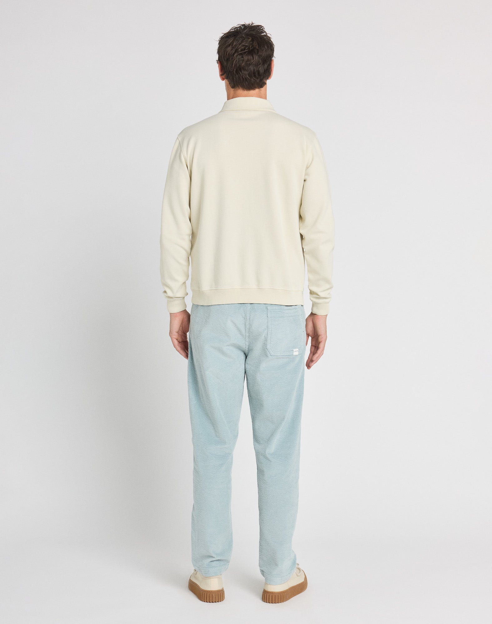 Pullin Dening Beach - Corduroy Cloud-Men's Pants-Brooklyn-Vancouver-Yaletown-Canada