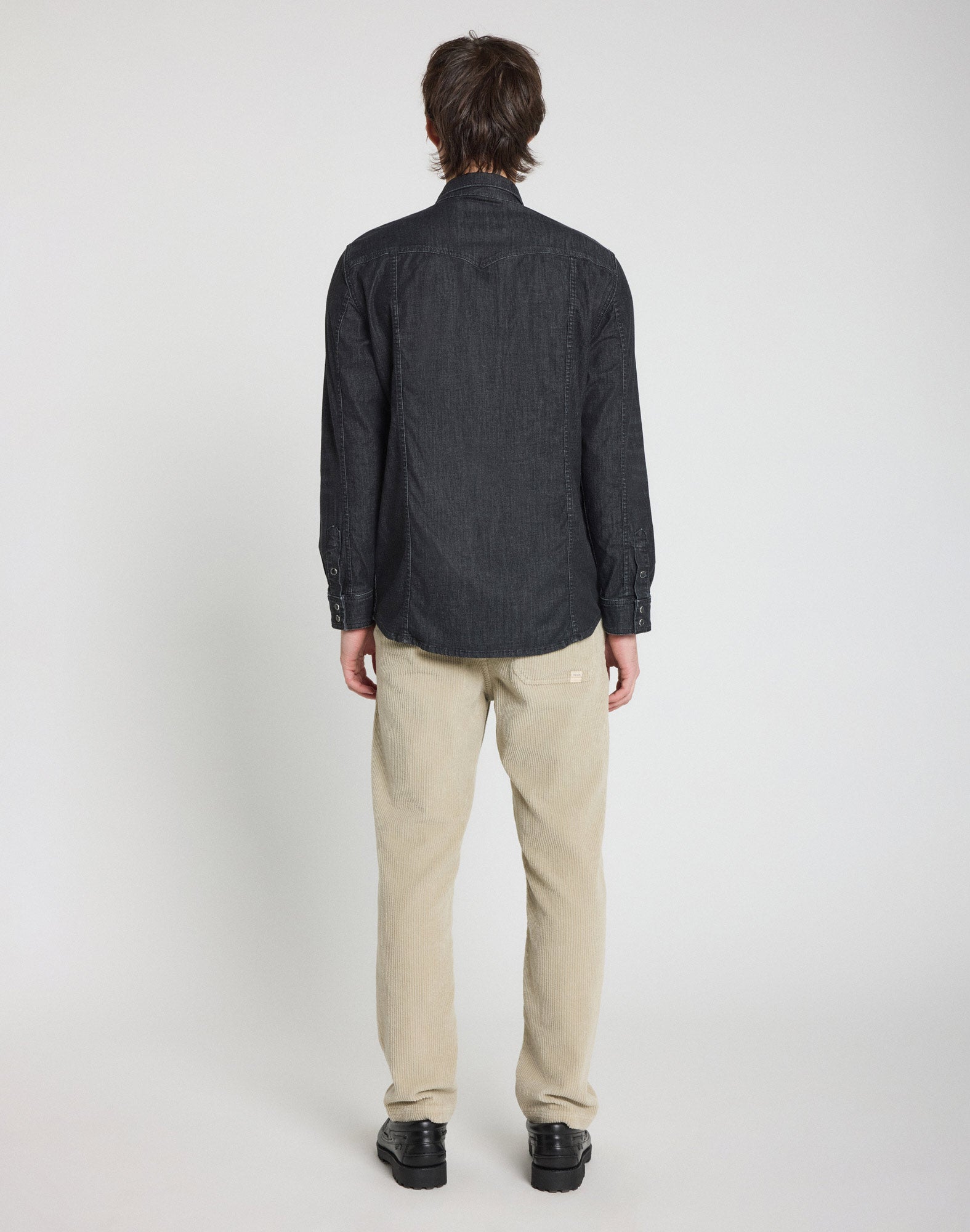 Pullin Dening Beach Corduroy Gravel-Men's Pants-Brooklyn-Vancouver-Yaletown-Canada