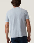 34 Heritage Slub Crew Neck Tshirt Blue Fog-Men's T-Shirts-Brooklyn-Vancouver-Yaletown-Canada