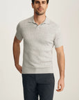 34 Heritage Melange Sweater Light Grey-Men's Sweaters-Brooklyn-Vancouver-Yaletown-Canada
