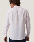 34 Heritage Linen Chambray Shirt Pink-Men's Shirts-Brooklyn-Vancouver-Yaletown-Canada