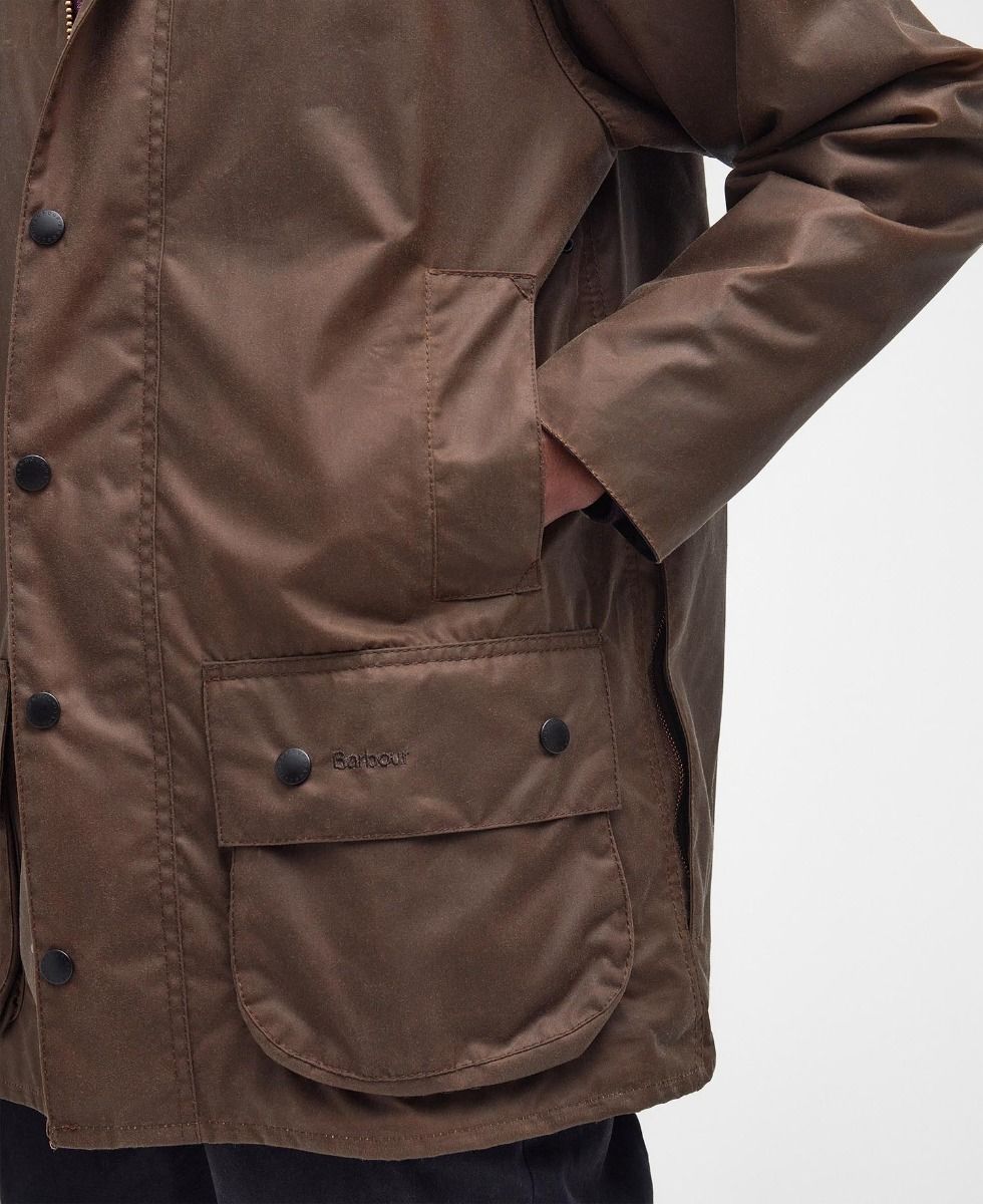 Barbour Beaufort Waxed Jacket - Bark. Shop Men's Coats