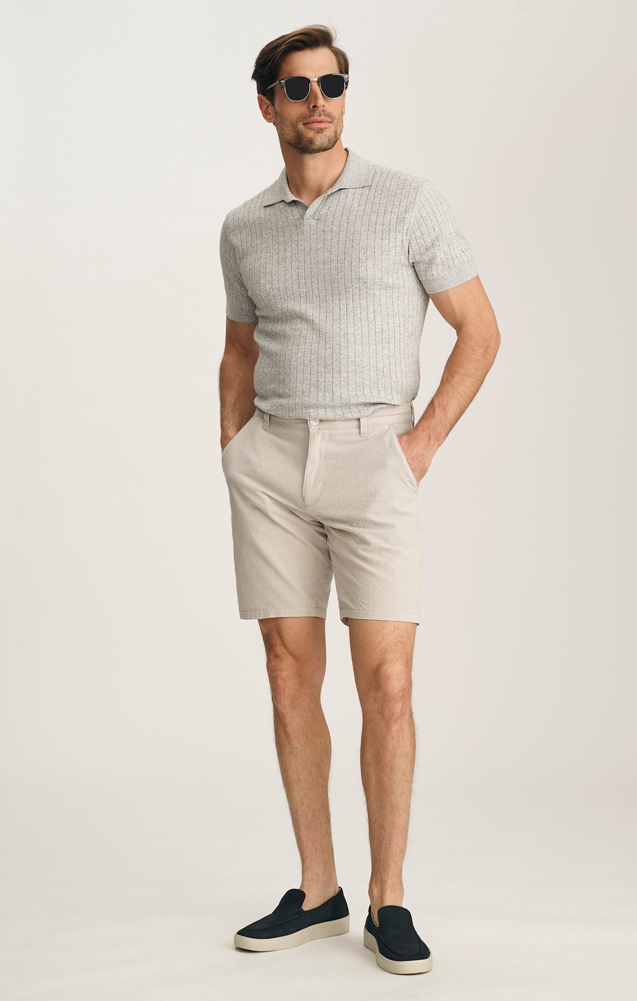 34 Heritage Arizona Stone Seersucker-Men's Shorts-Brooklyn-Vancouver-Yaletown-Canada
