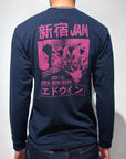 Edwin Long Sleeve Tee - Navy Punk Logo-Men's T-Shirts-Brooklyn-Vancouver-Yaletown-Canada