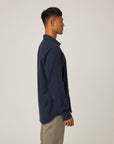 Peregrine Cashmere Manor Shirt - Navy-Men's T-Shirts-Brooklyn-Vancouver-Yaletown-Canada
