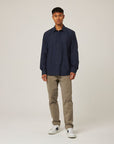 Peregrine Cashmere Manor Shirt - Navy-Men's T-Shirts-Brooklyn-Vancouver-Yaletown-Canada