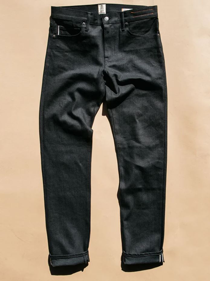 Kato CORE - The Scissors Slim Tapered 10.5 oz Denim - Black Raw-Men&#39;s Denim-Yaletown-Vancouver-Surrey-Canada