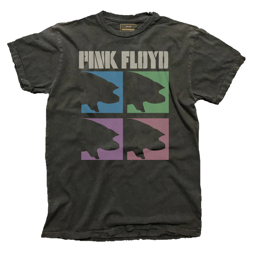 Retro Brand T Shirt Pink Floyd Antique Black-Men's T-Shirts-Brooklyn-Vancouver-Yaletown-Canada