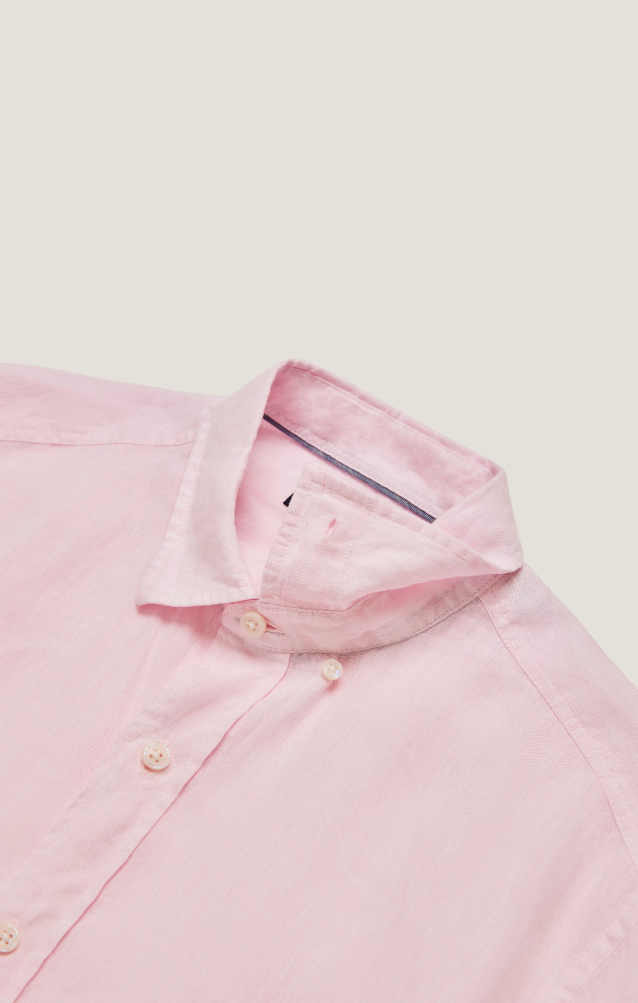 34 Heritage Linen Chambray Shirt Pink-Men's Shirts-Brooklyn-Vancouver-Yaletown-Canada