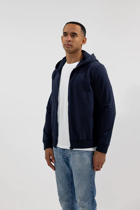 Easy Mondays - Zip Hoodie Sweatshirt - Fall22-Men&#39;s Sweatshirts-Navy-S-Yaletown-Vancouver-Surrey-Canada