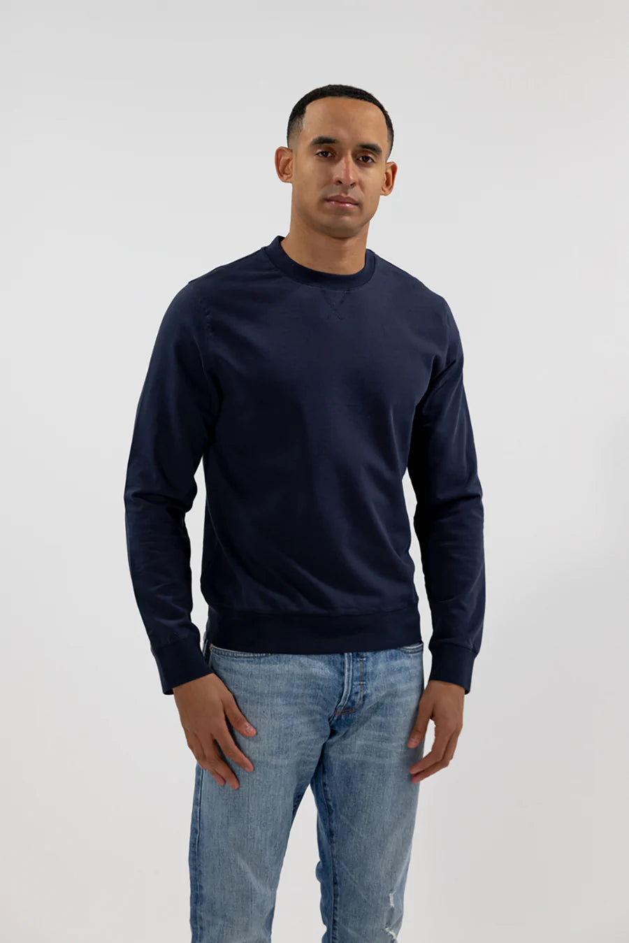 Easy Mondays Crew Neck Sweatshirt-Men&#39;s Sweatshirts-navy-L-Yaletown-Vancouver-Surrey-Canada