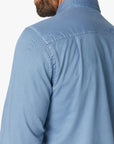 34 Heritage-Poplin Button Up Indigo SS23-Men's Shirts-Yaletown-Vancouver-Surrey-Canada