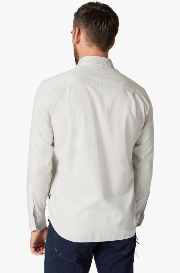 34 Heritage-Poplin Button Up Sand SS23-Men&#39;s Shirts-Yaletown-Vancouver-Surrey-Canada