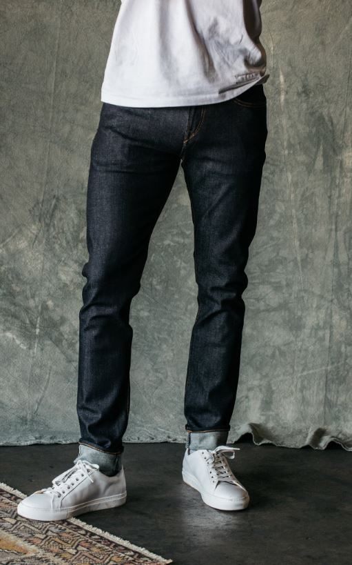 Kato CORE - The Scissors Slim Tapered 10.5 Oz Denim Jeans - Indigo Raw-Men's Denim-Yaletown-Vancouver-Surrey-Canada