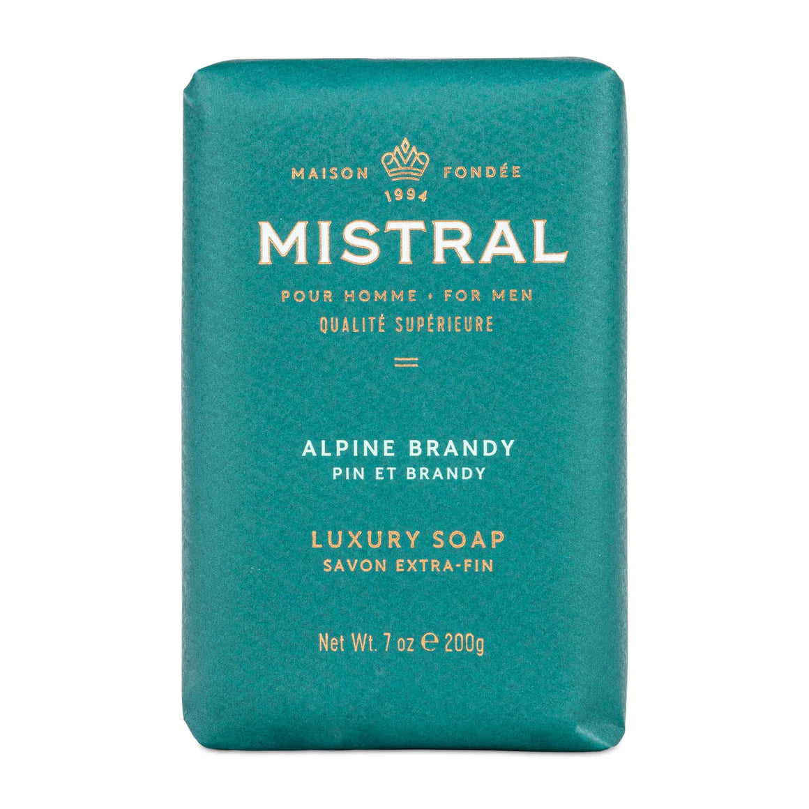 Mistral - Bar Soap - 250g-Men&#39;s Accessories-Alphine Brandy-Yaletown-Vancouver-Surrey-Canada