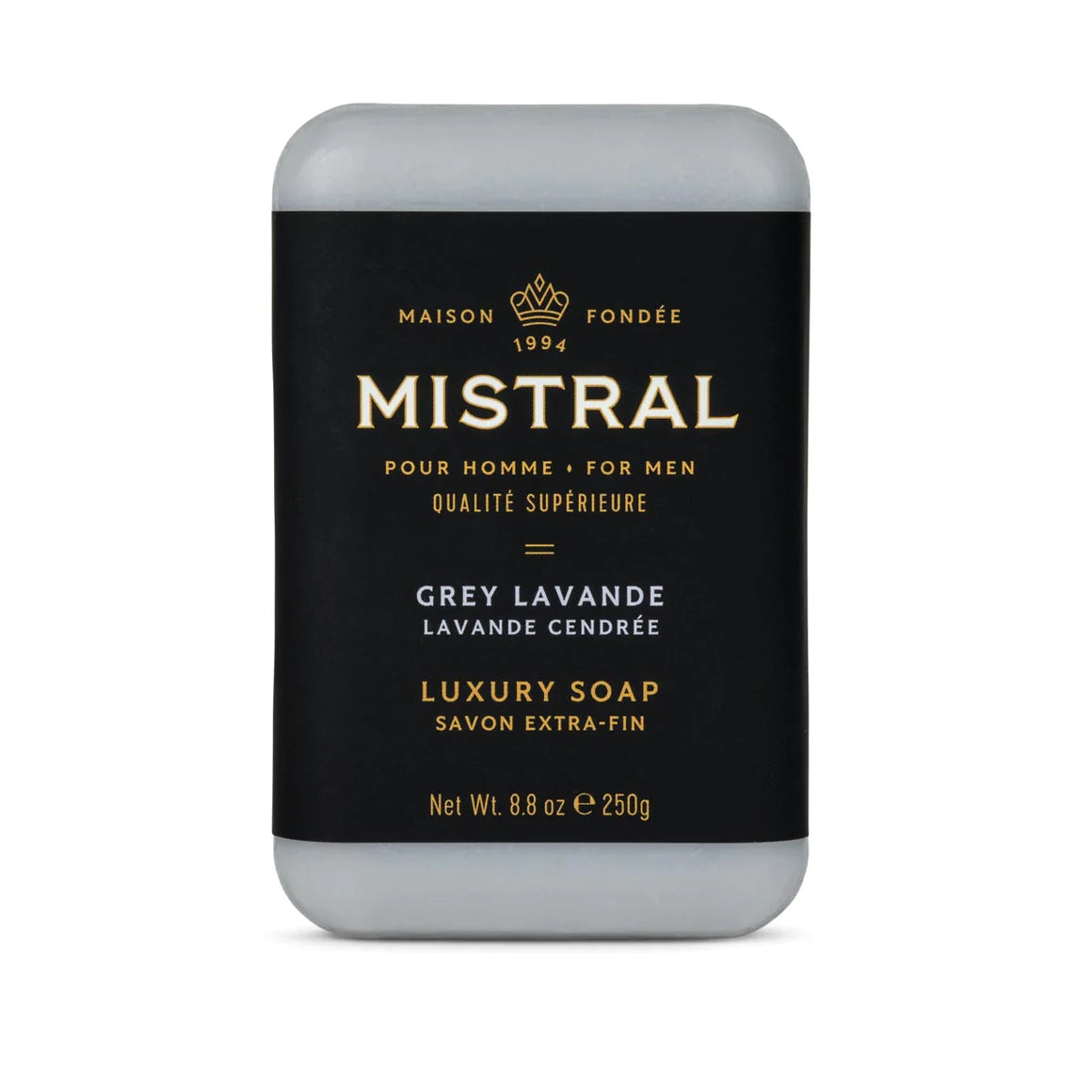 Mistral - Bar Soap - 250g-Men&#39;s Accessories-Grey Lavander-Yaletown-Vancouver-Surrey-Canada