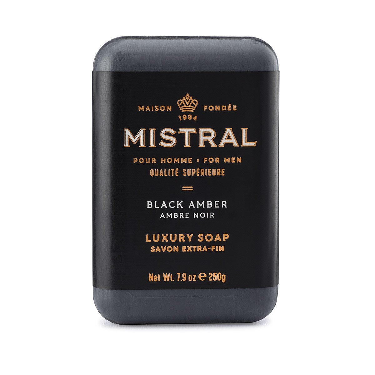 Mistral - Bar Soap - 250g-Men&#39;s Accessories-Black Amber-Yaletown-Vancouver-Surrey-Canada