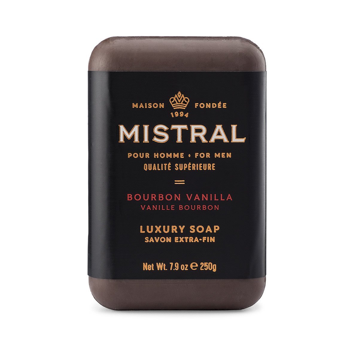 Mistral - Bar Soap - 250g-Men&#39;s Accessories-Bourbon Vanilla-Yaletown-Vancouver-Surrey-Canada