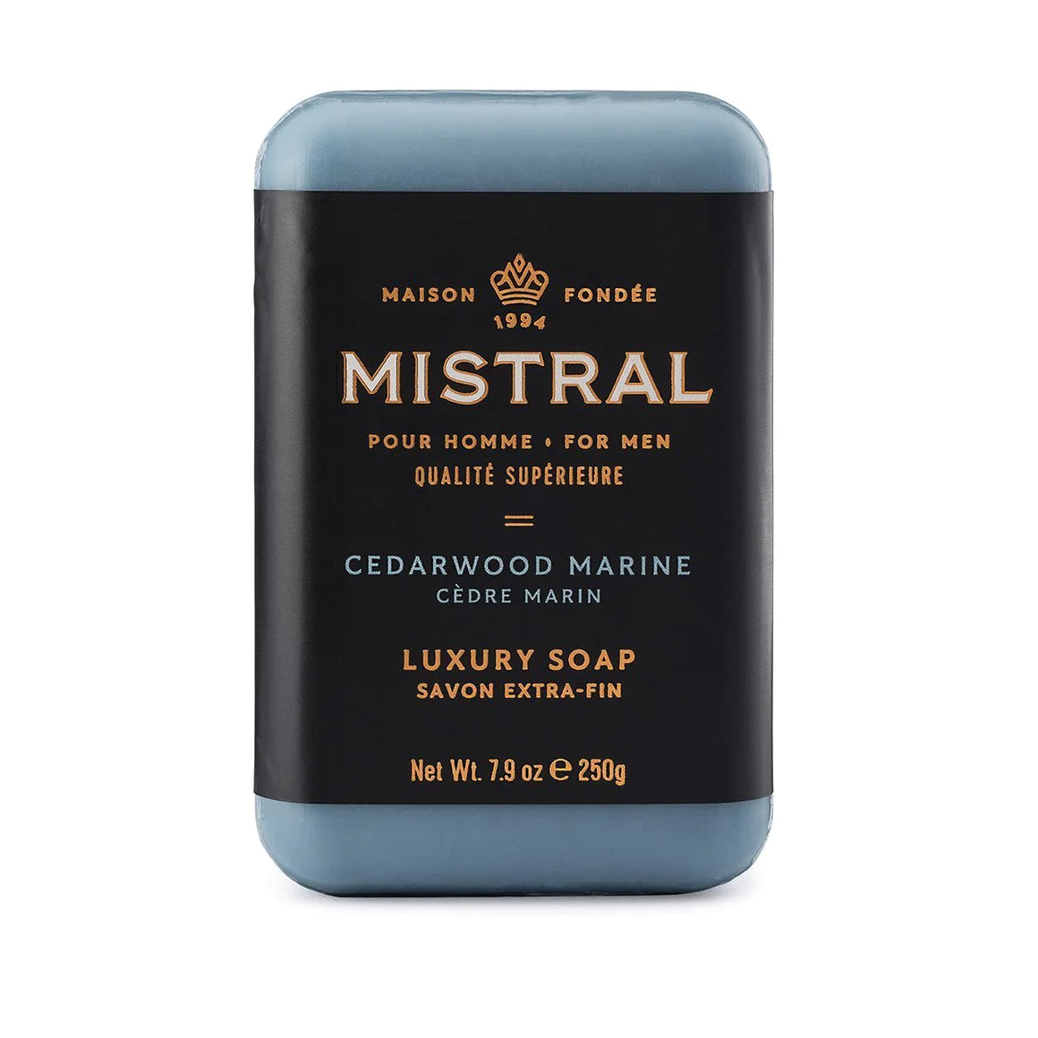 Mistral - Bar Soap - 250g-Men&#39;s Accessories-Cedarwood Marine-Yaletown-Vancouver-Surrey-Canada