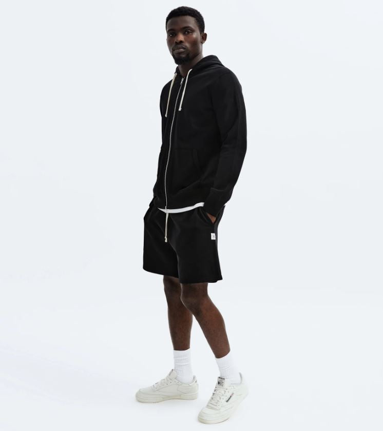 Reigning Champ CORE Knit Mid Wt Terry Full Zip Hoodie-Men's Sweatshirts-Yaletown-Vancouver-Surrey-Canada