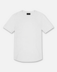 Goodlife Clothing Supima Scallop Crew Jersey Knit T-shirt-Men's T-Shirts-L-White-Yaletown-Vancouver-Surrey-Canada