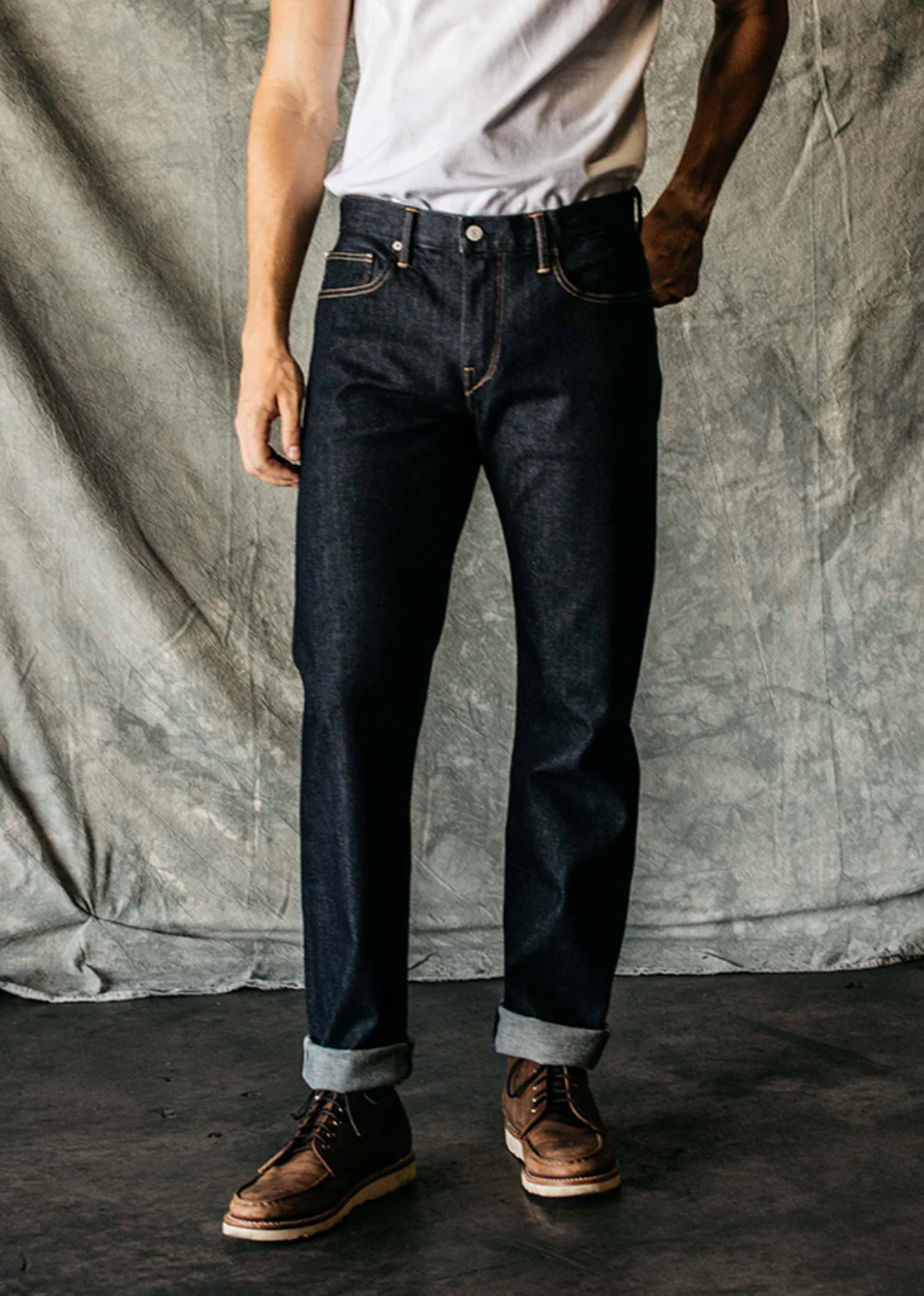 Kato - The Hammer Straight 10.5 Oz Denim Jeans One Wash-Men's Denim-Yaletown-Vancouver-Surrey-Canada