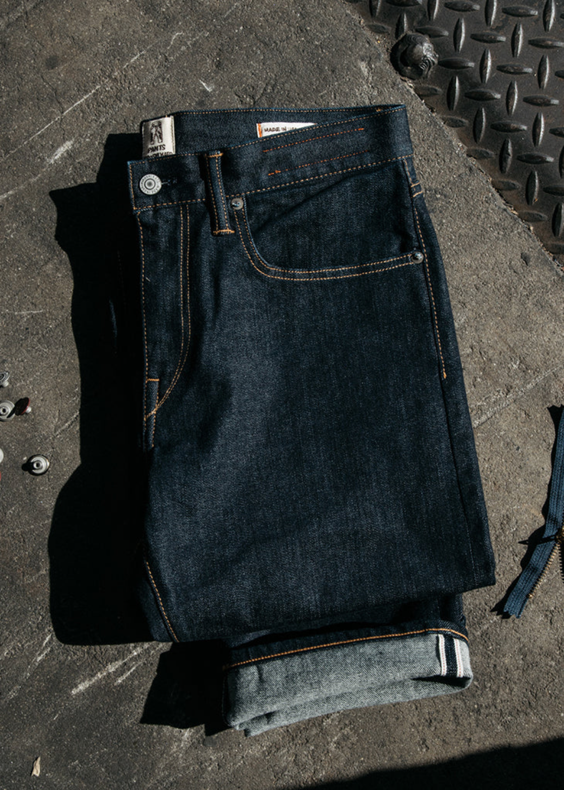 Kato - The Hammer Straight 10.5 Oz Denim Jeans One Wash-Men's Denim-Yaletown-Vancouver-Surrey-Canada