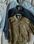 Kato CORE - The Anvil Shirt JK 8W Corduroy - Military Green-Men's Jackets-Yaletown-Vancouver-Surrey-Canada
