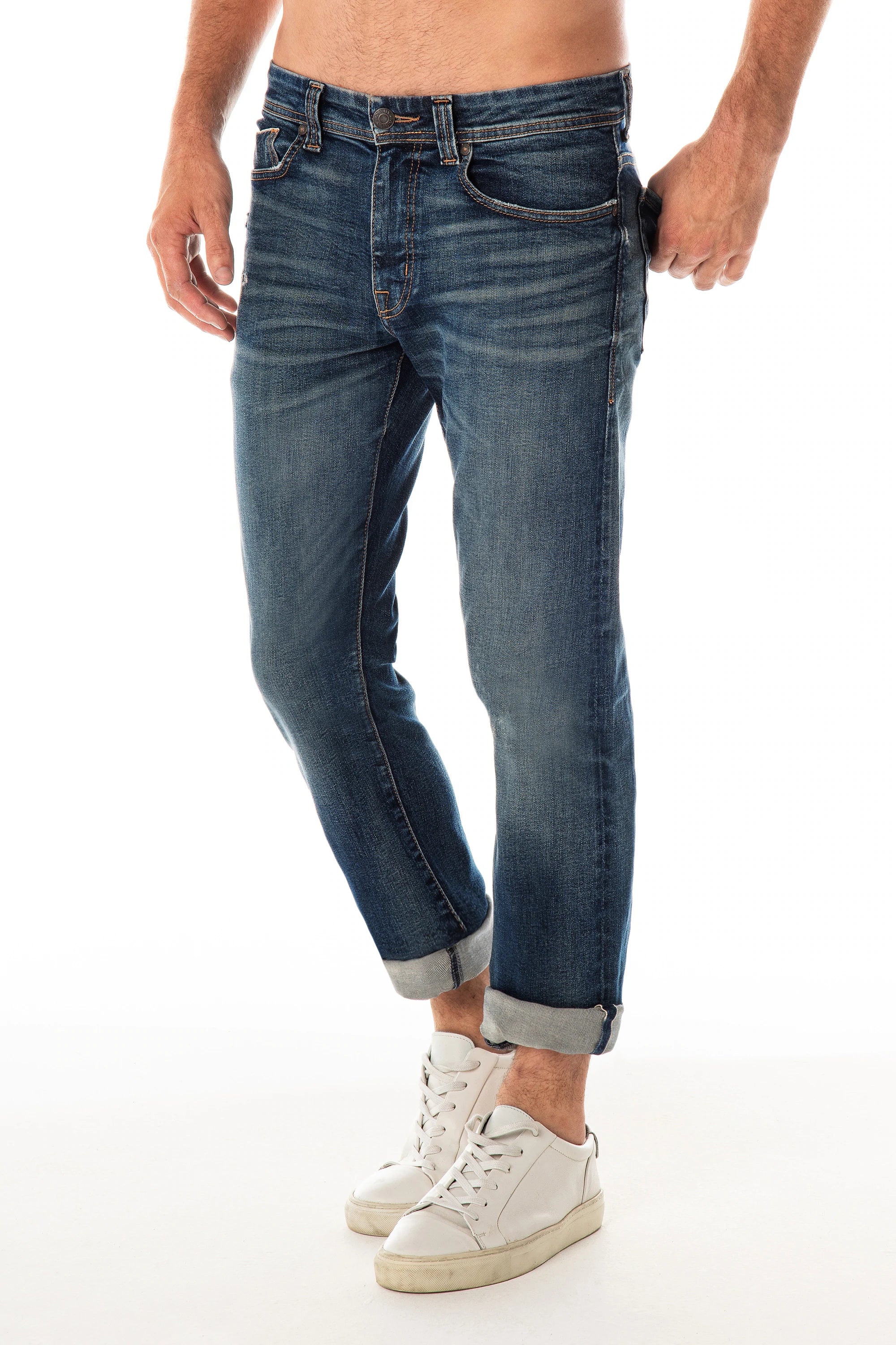 Fidelity Denim Torino Patchouli Selvedge Slim Fit Jeans-Men's Denim-Yaletown-Vancouver-Surrey-Canada